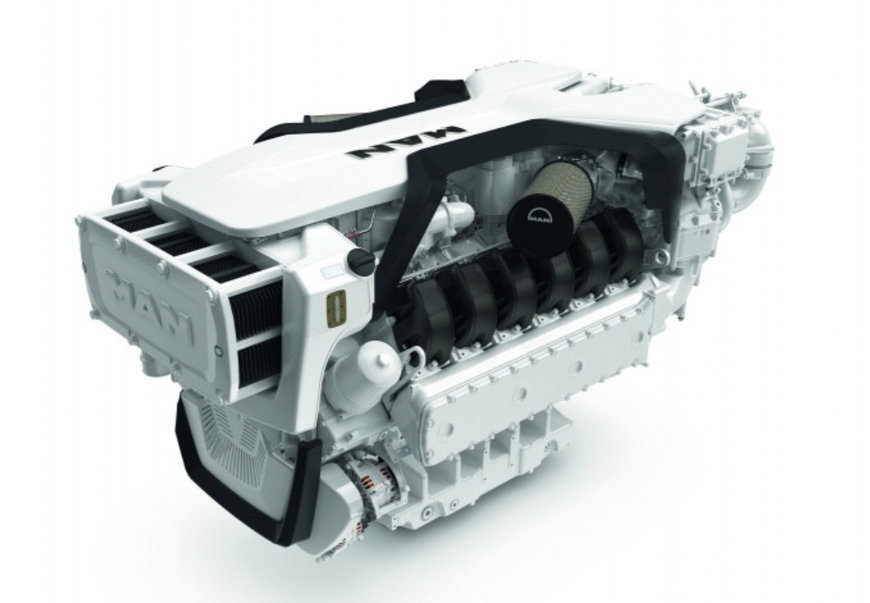 MAN ENGINES VERÖFFENTLICHT NEUE MOTORENBAUREIHE V12X MIT 30 LITERN HUBRAUM FÜR YACHTEN